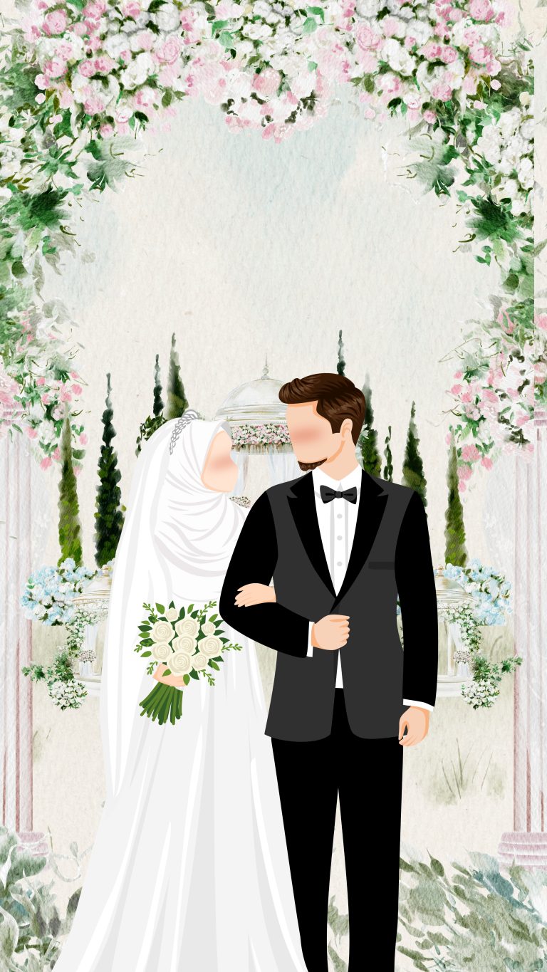 Green and Beige Wedding Invitation (1080 x 1920 piksel) (4)