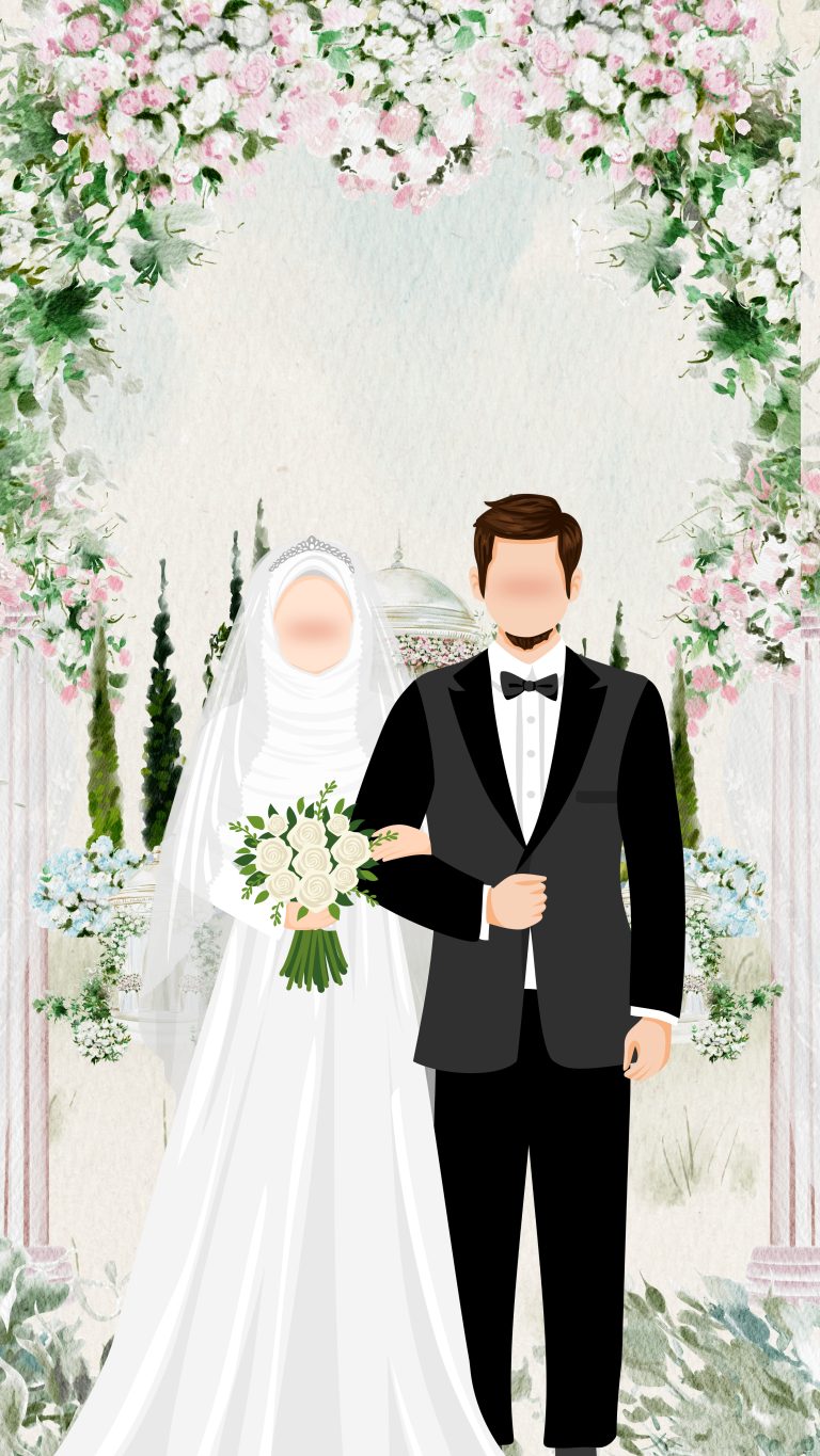 Green and Beige Wedding Invitation (1080 x 1920 piksel) (5)